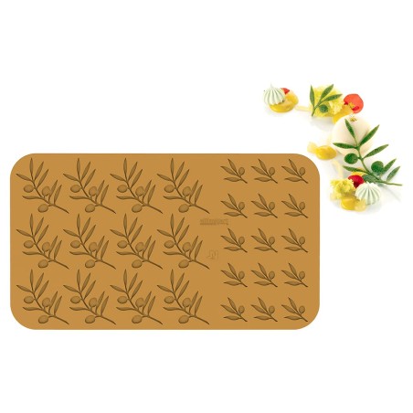 moule silicone brins d’olivier pâtisserie