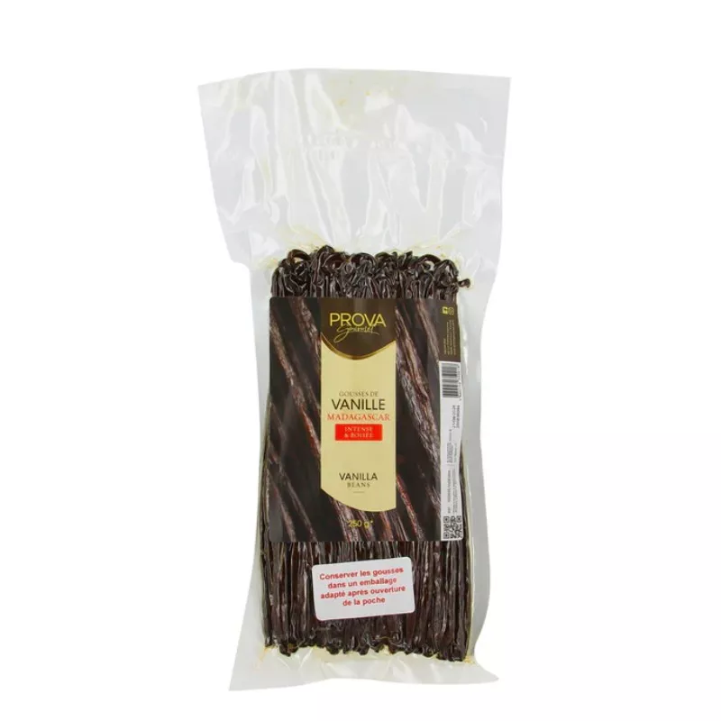 Gousses de Vanille Bourbon Madagascar Prestige 250g