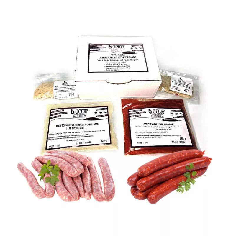 Kit Boyaux et Épices Chipolatas Merguez