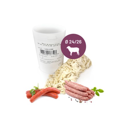 Boyaux de Mouton 26/28 mm pour Chipo Merguez - 60 m