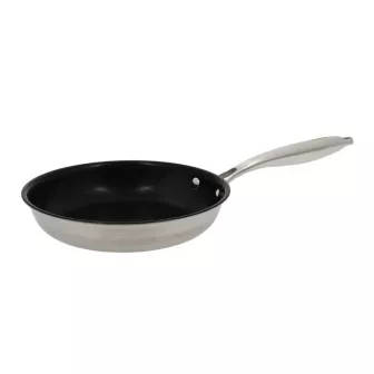 Poêle inox anti adhésive triply 24 cm