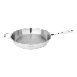 Poêle Inox Tripli Pro 32 cm avec Contre-Poignée | CuisinezPâtissez