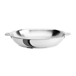 Poêle haute en inox amovible Mutine Cristel 28 cm
