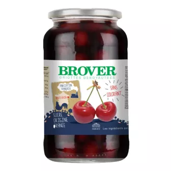 Cerises griottes dénoyautées Brover au sirop léger