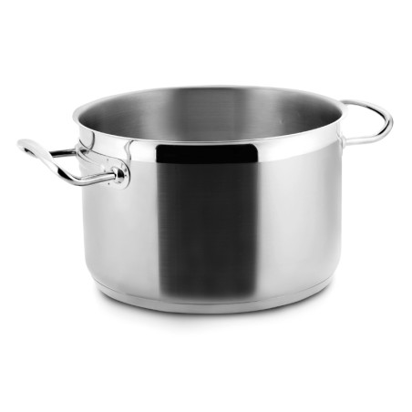 Braisière sans couvercle Eco-Chef en inox 16 cm avec poignées