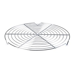 Grille de cuisson ronde en inox 28 cm