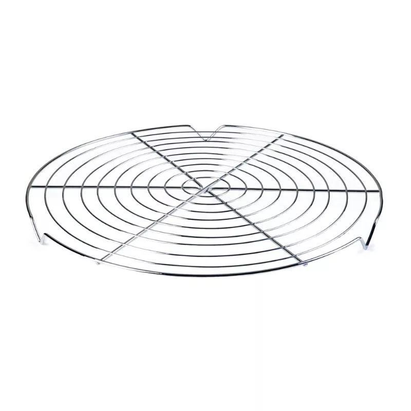 Grille de cuisson ronde en inox 32 cm