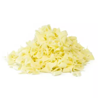 Micro copeaux de chocolat blanc en boîte 2 kg pour décoration de gâteaux, desserts et pâtisseries