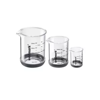 Set de verres doseurs 50, 100 et 250 ml