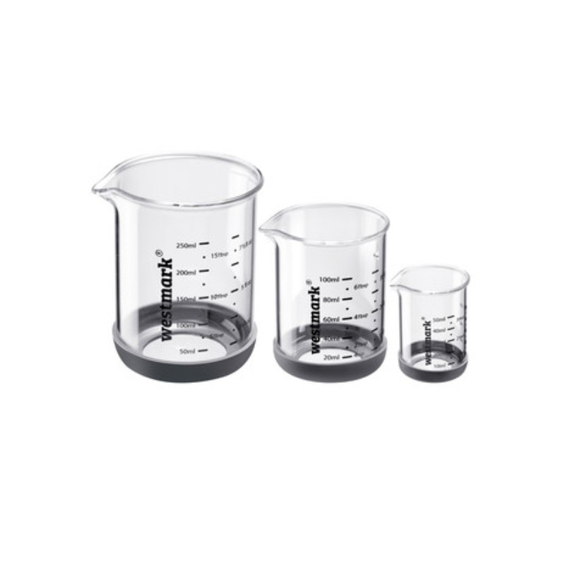 Set de Verres Doseurs 50, 100 et 250 ml | CuisinezPâtissez