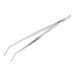 Pince de Cuisine Courbée en Acier Inoxydable – Lot de 2 (19,5 et 29 cm) | CuisinezPâtissez