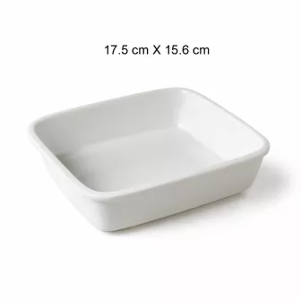 Plat à four rectangulaire Taille:17.5 cm X 15.6 cm