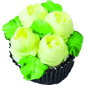Douille fleur rose n°243 inox décor pâtisserie