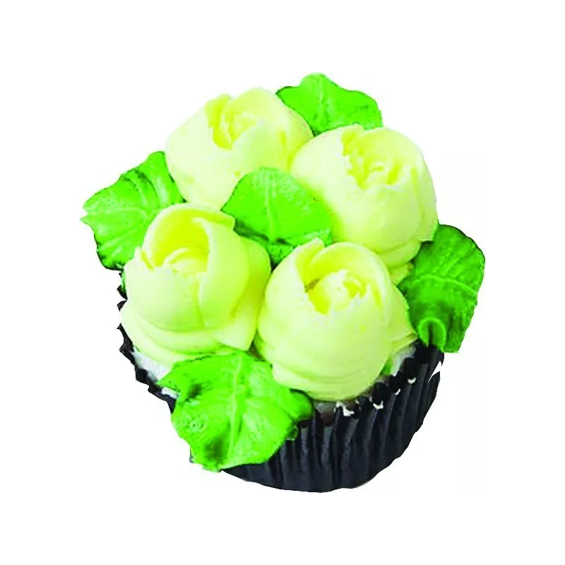 Douille fleur rose n°243 inox décor pâtisserie