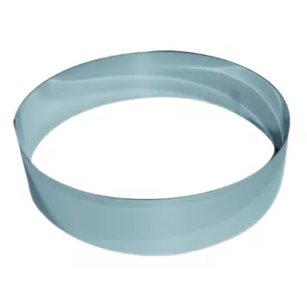 Cercle à vacherin inox 24 cm hauteur 6