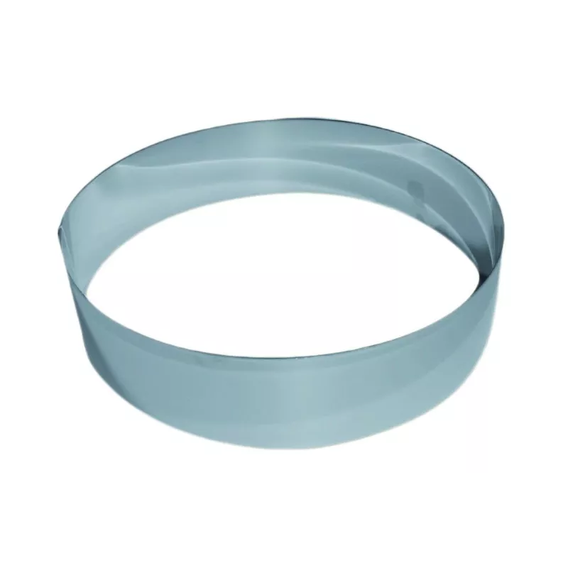 Cercle à vacherin inox 24 cm hauteur 6