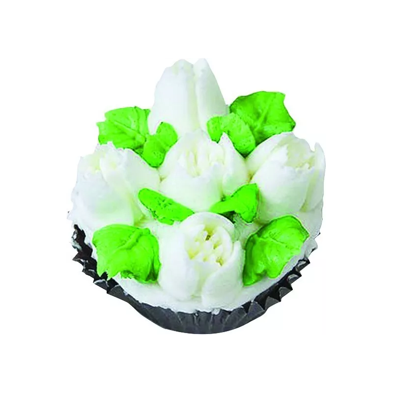 Douille fleur tulipe n°244 inox décor pâtisserie
