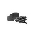 Set 3 jeux de plaques Gaufres avec Gaufrettes et Croque-monsieur Lagrange 039622 1000 W Noir - Achat & prix