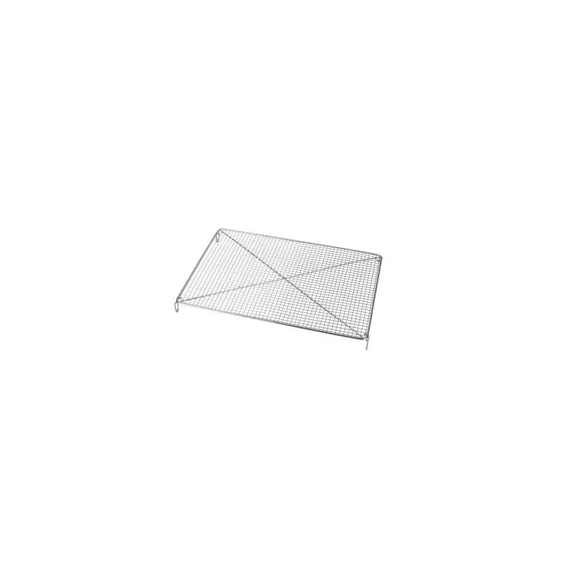 Volette pâtisserie inox rectangulaire 30,5x22 cm surélevée