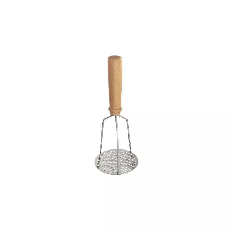 Pilon tamiseur à purée manche en bois 