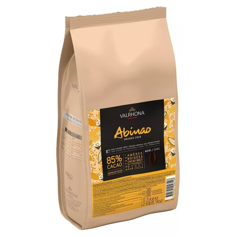 Chocolat Abinao 85% Fèves 3 kg 