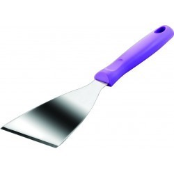 Spatule Triangulaire Inox Manche Violet  