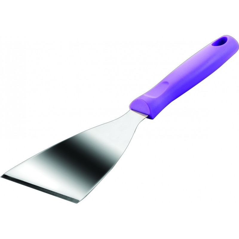 Spatule Triangulaire Inox Manche Violet  