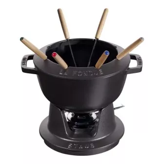 Service à fondue avec 2 anses - 20 cm 