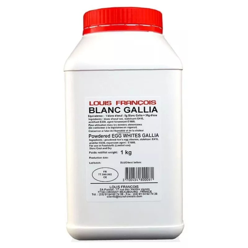 Blanc d'Œufs Séché Gallia Boîte 1kg 
