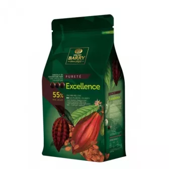 Chocolat de Couverture Noir Excellence 55% 