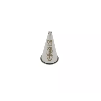 Douille Cannelée Inox  Diamètre:7 mm Nombre de dents :5 Dents
