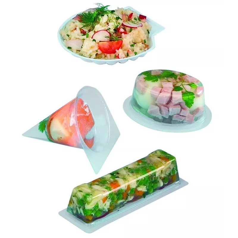 Moules oeuf plastique transparents  