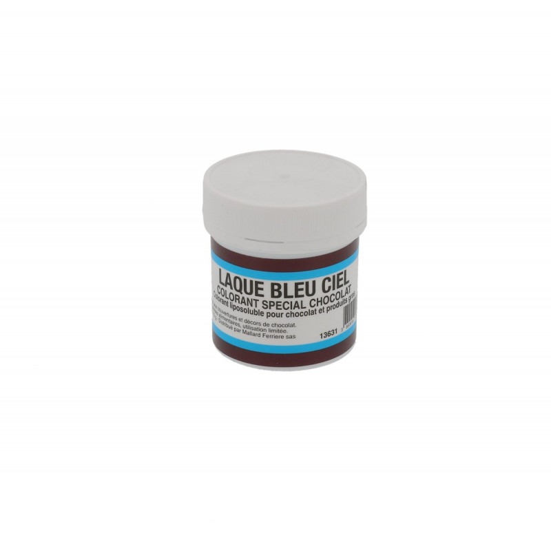 Colorant Alimentaire Poudre Liposoluble 15g Couleur:Bleu ciel