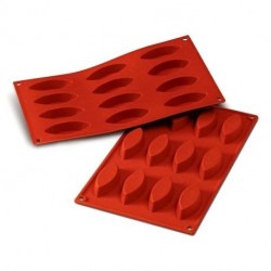 Moule Silicone Barquettes Nombre d'alvéoles:12 Alvéoles