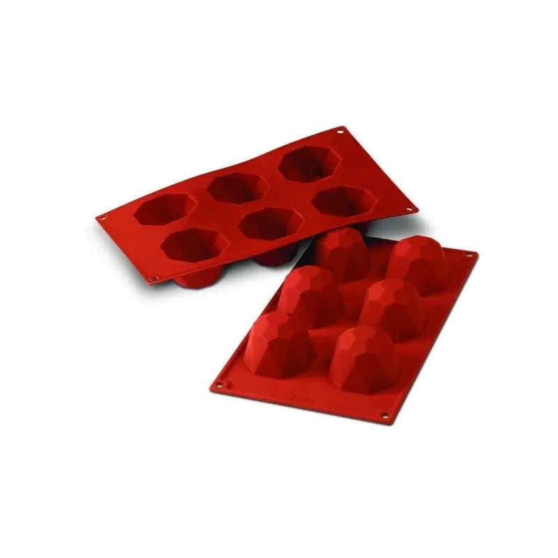 Mallard Diamant Flexi - Moule Diamant en Silicone Nombre d'alvéoles:6 Alvéoles