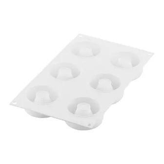 Moule Silicone Savarin Oblio Nombre d'alvéoles:6 Alvéoles