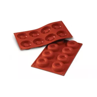 Mallard Savarins Flexi - Moules à Savarin en Silicone Nombre d'alvéoles:8 Alvéoles