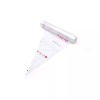 Rouleau de 20 poches pâtissières jetables 