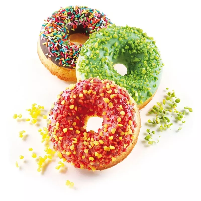 Mallard Donuts Flexi - Moule a Donuts en Silicone Nombre d'alvéoles:6 Alvéoles
