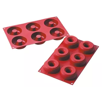 Mallard Donuts Flexi - Moule a Donuts en Silicone Nombre d'alvéoles:6 Alvéoles