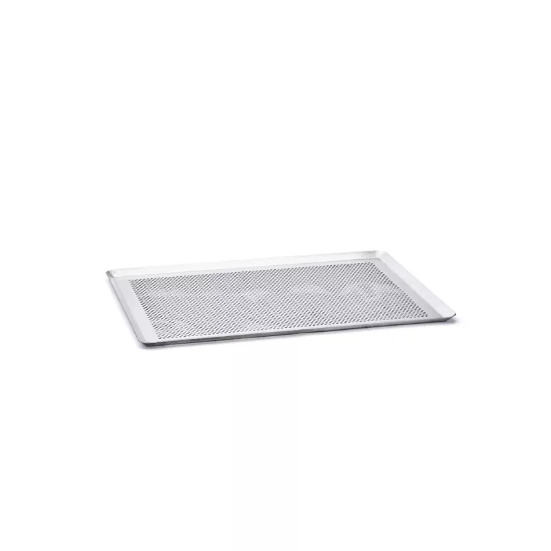 Plaque de cuisson perforée avec bord 