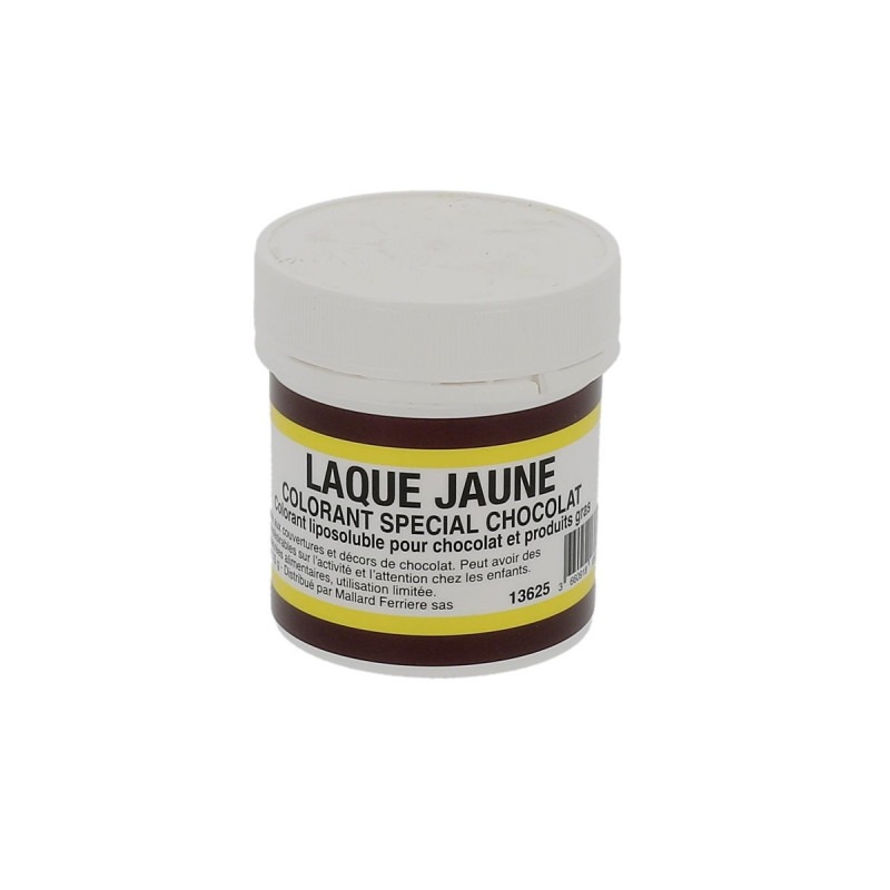 Colorant Alimentaire Poudre Liposoluble 15g Couleur:Jaune