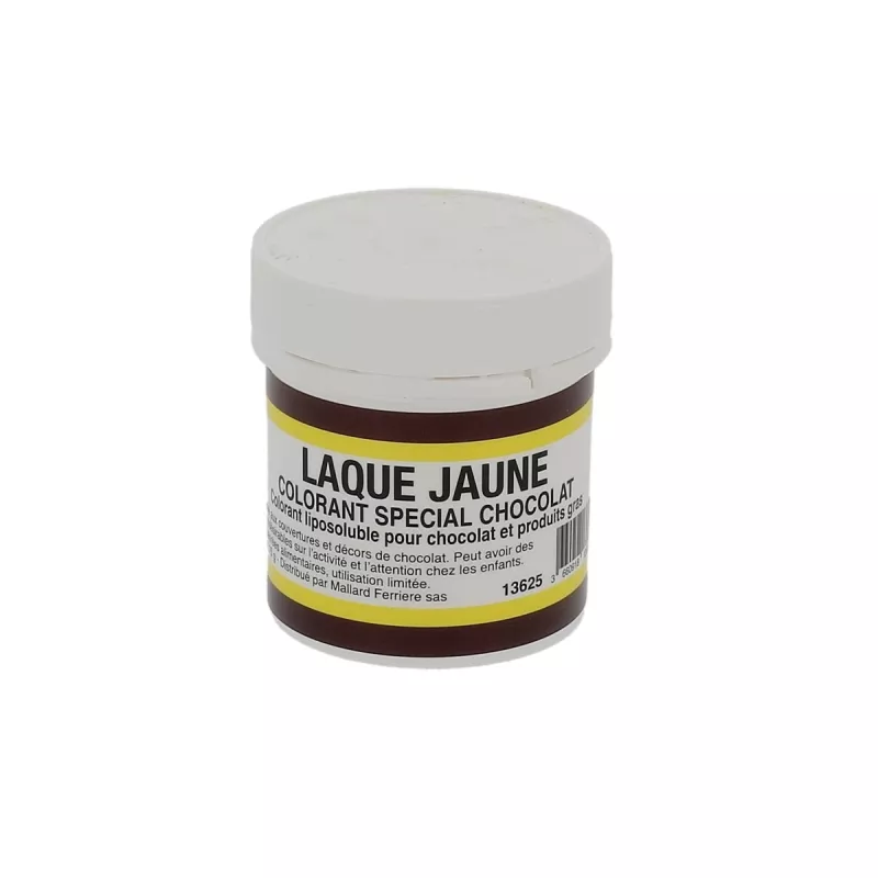 Colorant Alimentaire Poudre Liposoluble 15g Couleur:Jaune
