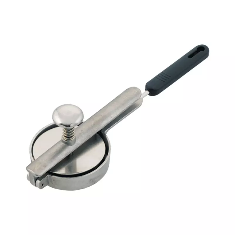 Reconstitueur a steak haché inox rond 