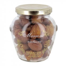 Marrons entiers à sec Contenance:0.18 Kg