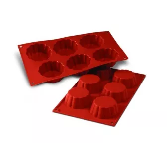 Mallard Brioches Cannelées Flexi - Moule à Brioches Cannelées en Silicone Taille:Hauteur 3 cm