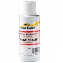 Colorant liquide Couleur:Rouge fraise