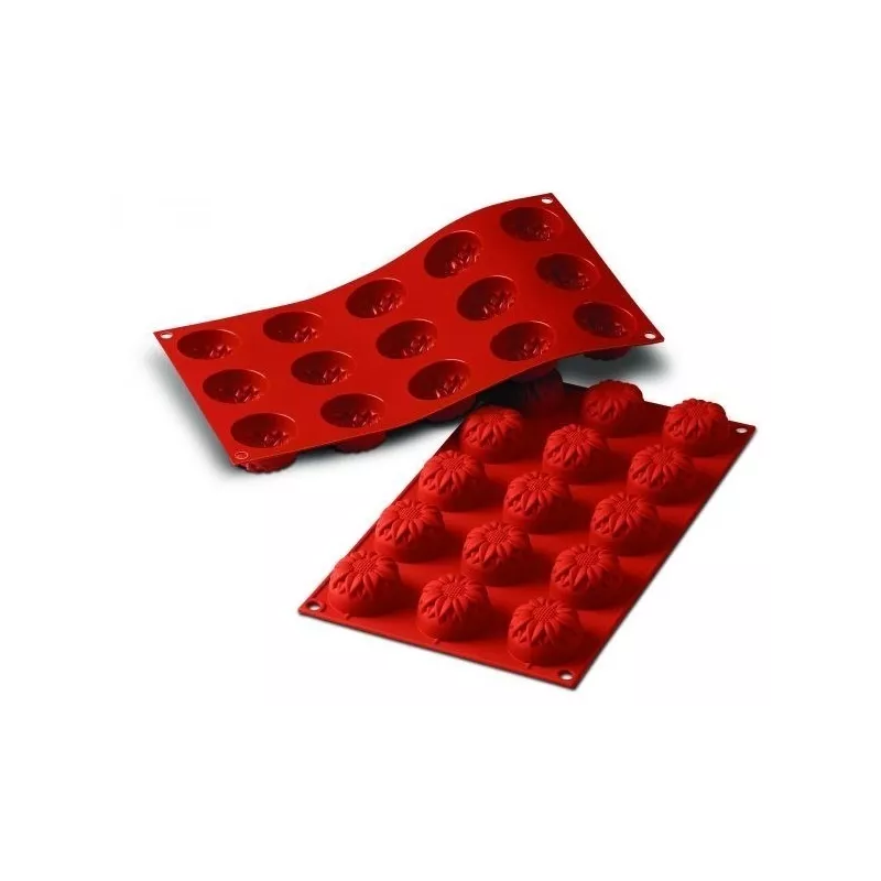 Mallard Tournesols Flexi - Moule Tournesols en Silicone Nombre d'alvéoles:15 Alvéoles