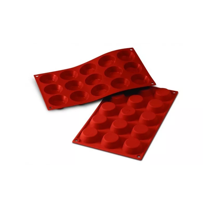 Mallard Tartelettes Flexi - Moules à Tartelettes en Silicone. Diamètre:4.5 cm Nombre d'alvéoles:15 Alvéoles