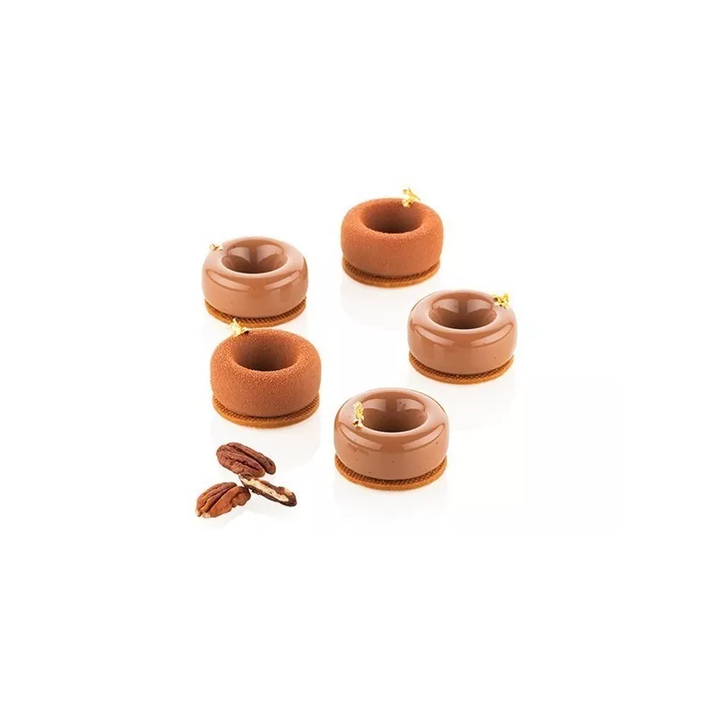 Moule Silicone Savarin Oblio Nombre d'alvéoles:12 Alvéoles